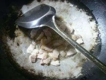 Make White cut meat, red pepper step 4