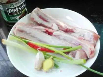 Make Bean evaporated ribs step 0
