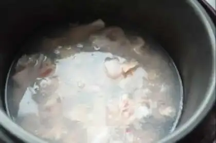 Make Chicken soup with hep step 3