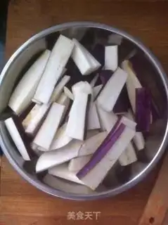 Make Meat and eggplant step 0