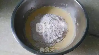 Make Red-tree marfin cake step 4
