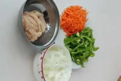 Make Chicken noodle step 1