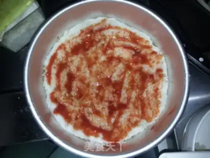 Make West Blue Bacon Pizza step 1