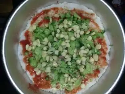 Make West Blue Bacon Pizza step 2