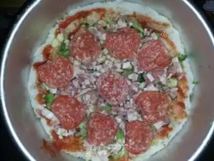 Make West Blue Bacon Pizza step 4