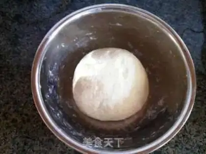 Make Bean sesame pancakes step 1