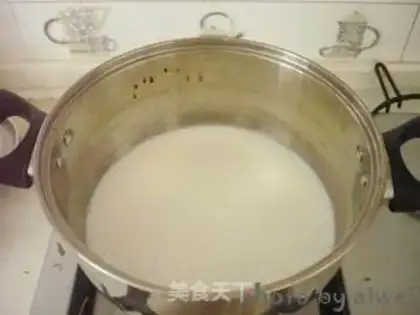 Make Coconut mango pudding step 2
