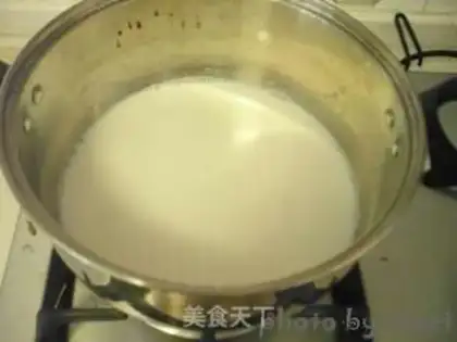 Make Coconut mango pudding step 4
