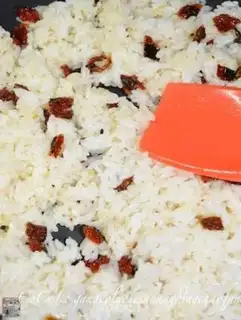 Make A dry pot of roller-dried rice step 5