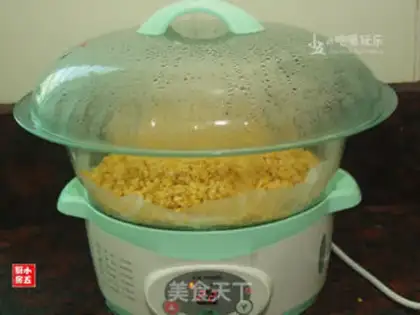 Make Green bean cake step 2