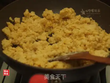 Make Green bean cake step 5