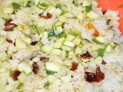 Make A dry pot of roller-dried rice step 10