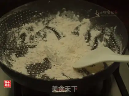 Make Green bean cake step 9