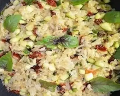 Make A dry pot of roller-dried rice step 13