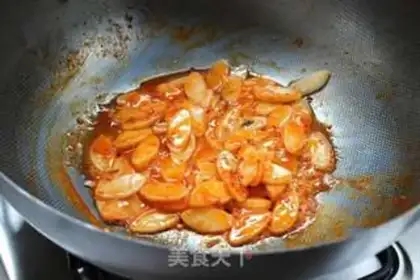 Make Hot fried rice cake step 5