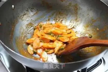 Make Hot fried rice cake step 8