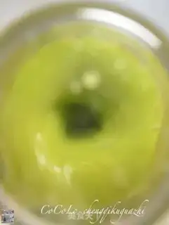 Make Double fruit emerald juice step 2