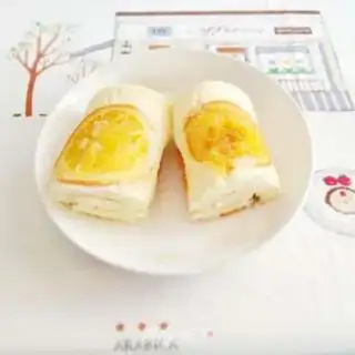 Make Sweet orange roll step 9