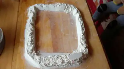 Make A wide moon cake step 0