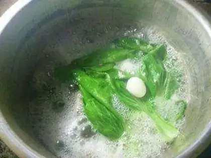 Make ♪ Quail egg bone soup ♪ step 7
