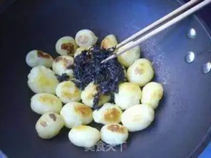 Make The olives, the potatoes step 4