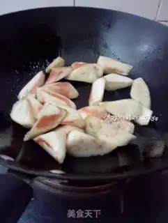 Make White eggplant burn ribs step 4