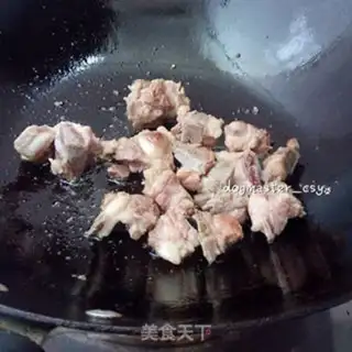 Make White eggplant burn ribs step 5