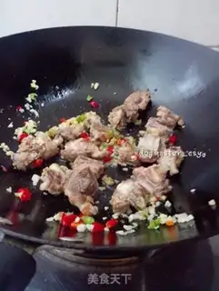 Make White eggplant burn ribs step 7