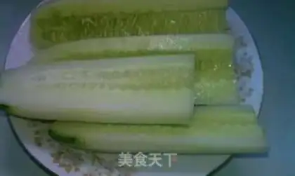 Make Seameat cucumber step 1