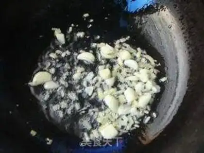 Make Peach bean dry and scrambled step 2