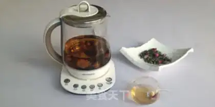 Make Rose mint tea step 2