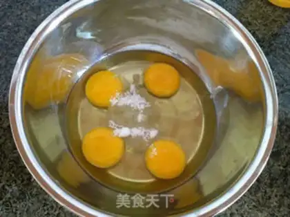Make Black sesame sponge cake step 2