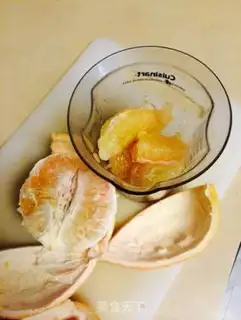 Make Lemon cedar mango mud step 1