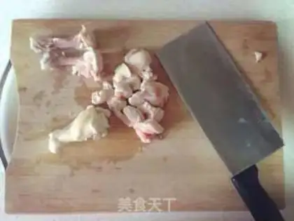 Make Little potato fried chicken wings step 2