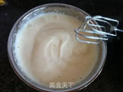 Make Black sesame sponge cake step 6