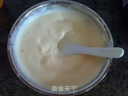 Make Black sesame sponge cake step 8