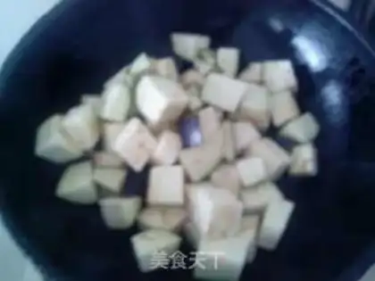 Make Fish tofu and eggplant step 2