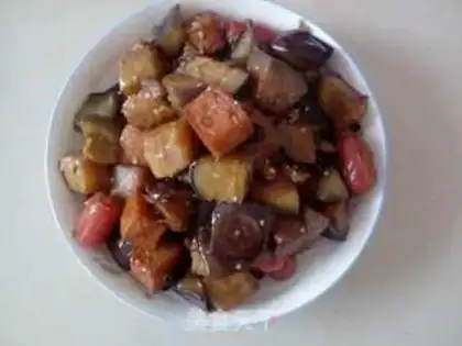 Make Fish tofu and eggplant step 5