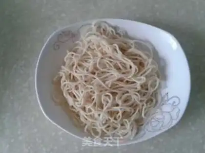 Make Five-coloured silk noodles step 6