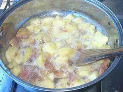 Make Peach pie step 0