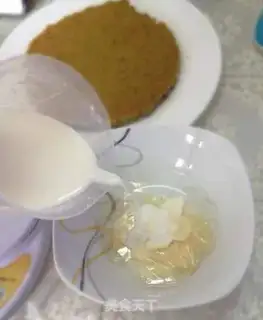 Make Tea mousse cake step 8