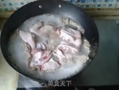 Make Snack hoof soup step 1