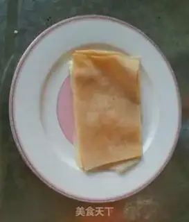 Make Western pancakes and vegetable rolls step 2