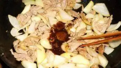 Make Black pepper onion cow willow step 7