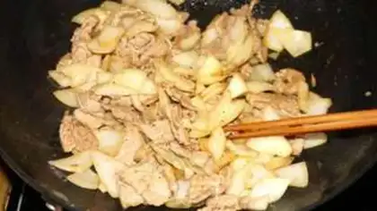 Make Black pepper onion cow willow step 8