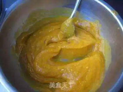 Make Pumpkin cranberry marfin step 2