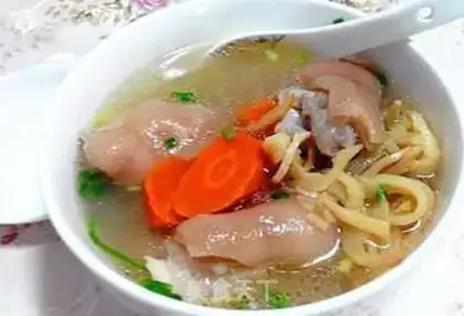 Make Snack hoof soup step 10