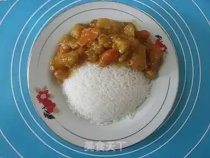 Make ♪ And a curry chicken ♪ step 16