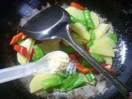 Make Potato pepper step 9