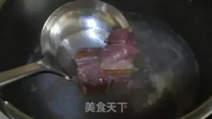 Make White mascara and tofu ham soup step 2